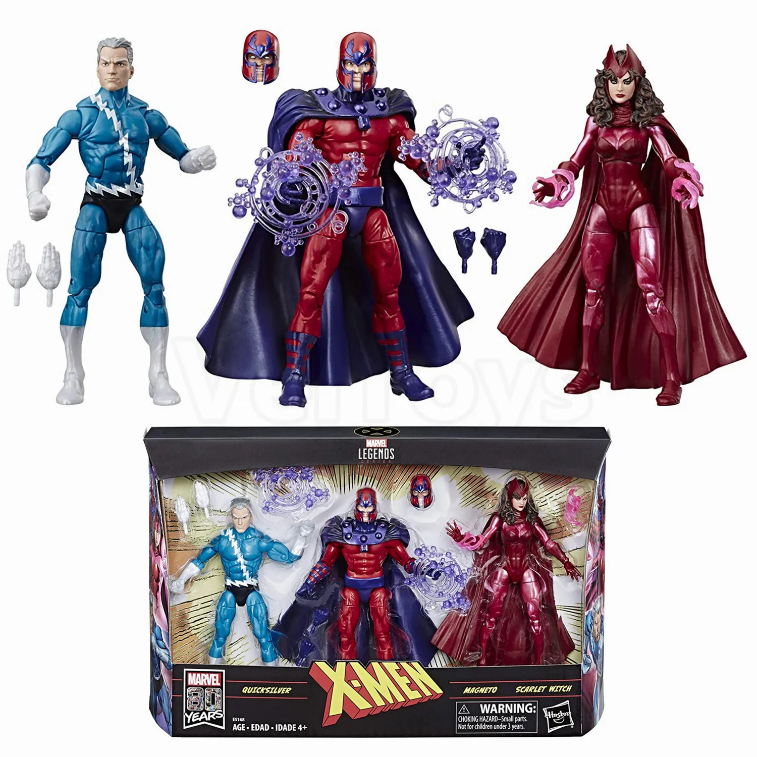 Фигурки героев комиксов Marvel Legends 80th X Men семьи Quicksilver магнит алый ведьма 6 дюймов