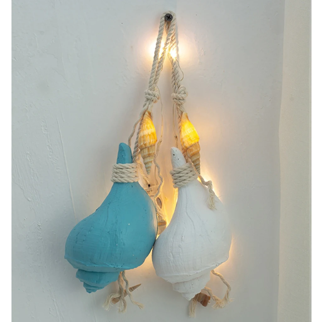 Средиземноморский смолы моделирование кулон ракушка морской светодиодный