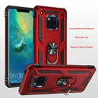Ударопрочный чехол для телефона Huawei P20 P30 Lite P30 Pro, бронированный автомобильный держатель, чехол для Mate 20 20 X Pro 360, чехол для Nova 4 5i 5