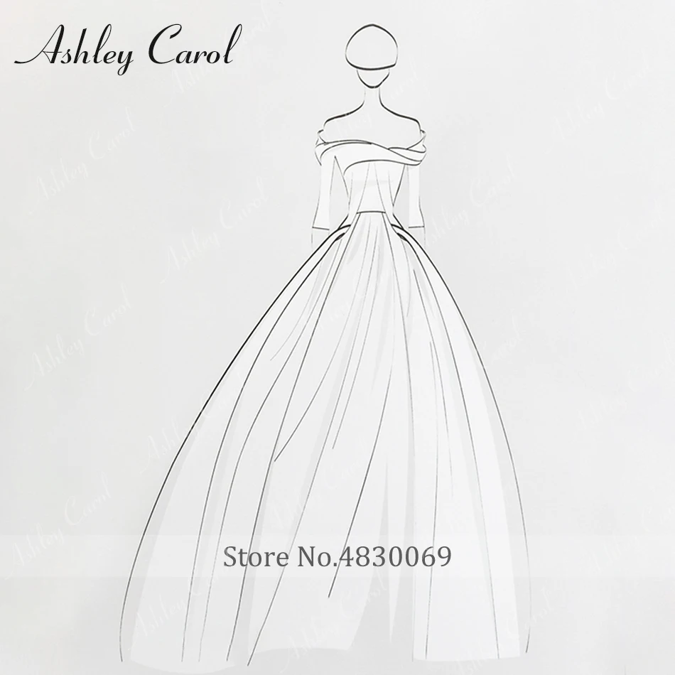 Свадебное платье Эшли Карол на заказ 2020 элегантные индивидуальные свадебные