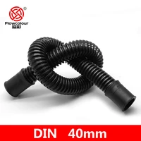 free shipping flowcolour eva 40mm flexible ribbed hosing corrugated hose fish tank pipe adaptor pipe fittings