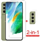 2 в 1 Защитное стекло для объектива камеры Samsung Galaxy s21 fe s21fe s20fe 20fe 21fe note 10 lite 10e 10 lite