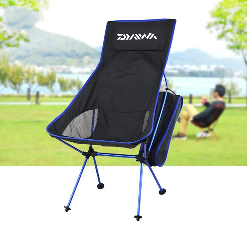 Online Kursi Memancing Berkemah Dapat Dilipat Perjalanan Lampu Luar Ruangan Sandaran Dapat Dilipat Portabel Hiking Lounge Kursi Alat Pancing Pantai