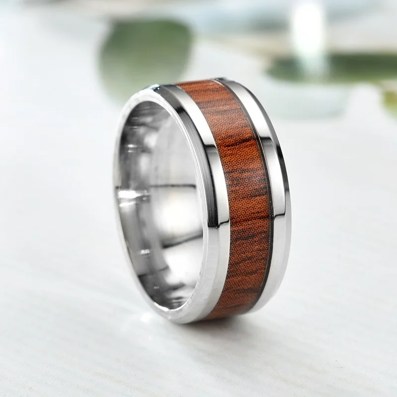 

Purple patch black titanium steel ring men, European and American unisex personalized ring ring, stainless steel couple ring