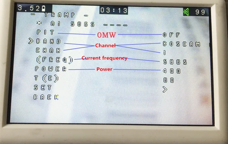 VTX5848 LITE 48CH 5,8g 25/100/200/400/600 мВт переключаемый VTX модуль видеопередатчика OSD Управление для FPV дрона с дистанционным управлением