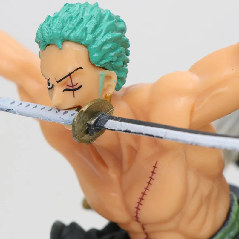 Аниме one piece Figure Roronoa Зоро фигурка битва Версия ренгоку онигири Зоро ПВХ модель куклы 13-26 см игрушки