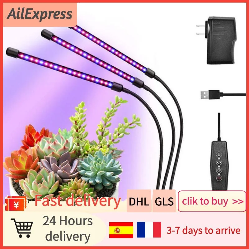 

LED Grow Light USB Phyto Lamp Full Spectrum Grow Tent Phytolamp for Plants Seedlings Flowers Indoor Gardening Grow Box HWC