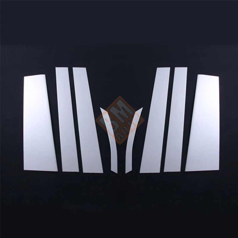 

8 шт. B C столб, оконная стойка, декоративная накладка, накладка из нержавеющей стали, аксессуары для стайлинга автомобилей для Toyota Voxy/Noah 2014-2017