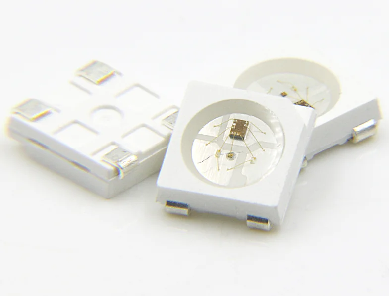 100~1000pcs WS2812B (4pins) LED Chip 5050 RGB SMD White version WS2812 Individually Addressable Digital Pixels DC5V - купить по