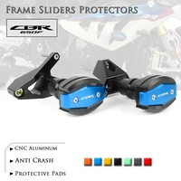 motorcycle cnc protection frame slider guard crash pad protector for honda cb650f cbr650f cbr650r cb 650 rf 2014 2017