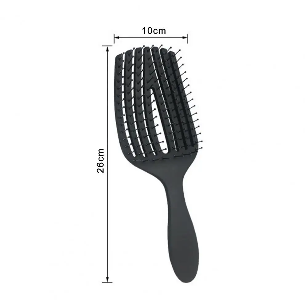 

Hair Detangling Brush Temperature Resistant Grisp Comfortable Nylon Wet Dry Curly Thick Hair Comb Hair Scalp Massage Hair Brush