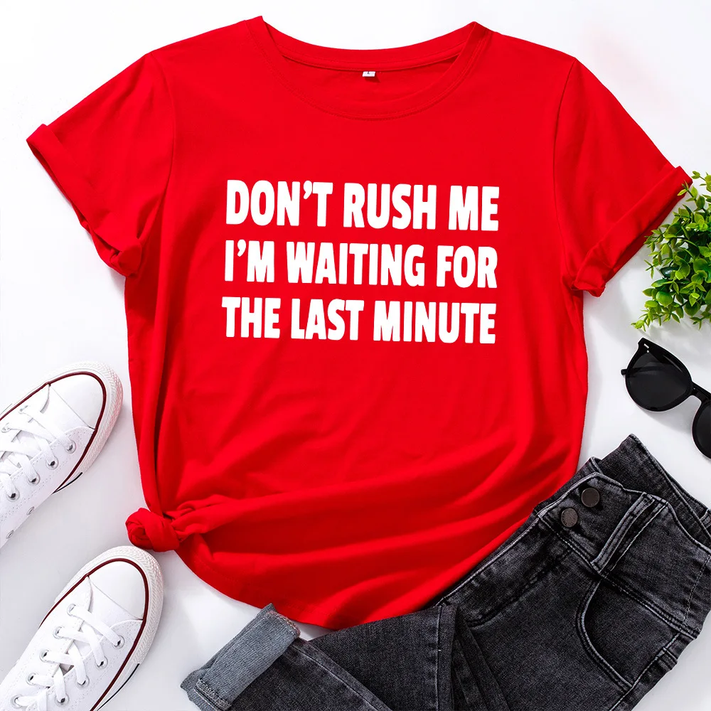 

Футболка женская с принтом букв, базовая футболка с коротким рукавом и графическим принтом в стиле Харадзюку, Свободный Топ с круглым вырез...