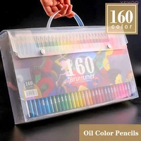 brutfuner 4872120160180 colors oil colored pencils set wood professional drawing sketch for school student gift art supplies