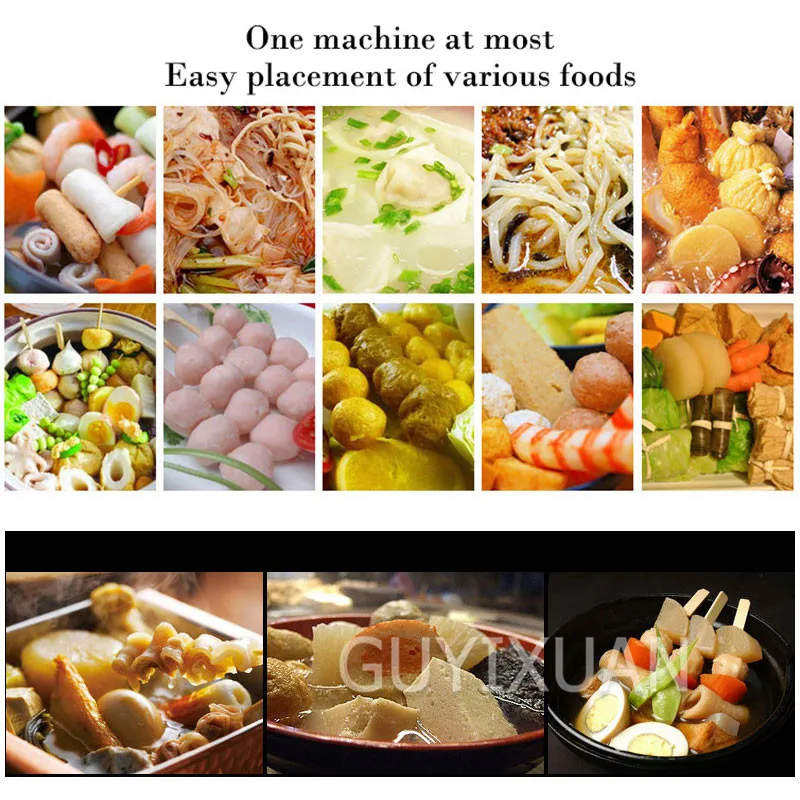 Коммерческий многофункциональный Oden машина для приготовления пищи лапша плита