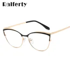Оправа для очков Ralferty в стиле ретро для женщин, защита от синего излучения при близорукости, оптические женские очки, декоративная оправа для очков кошачий глаз