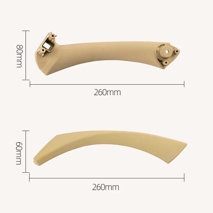 Накладка на внутреннюю ручку салона автомобиля накладка панель двери серый