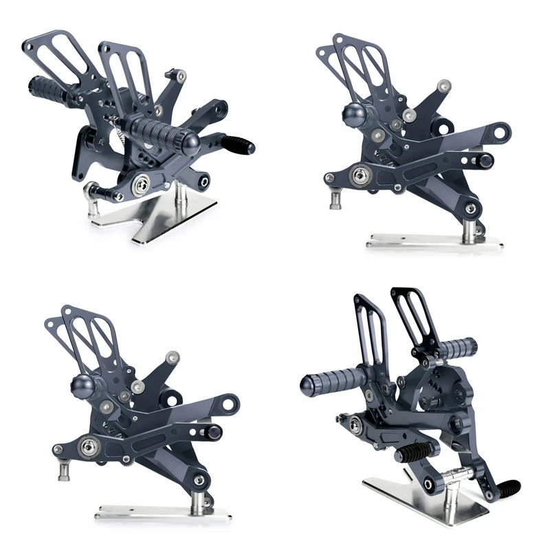 Для Kawasaki Rearset Ninja 400 250 с ЧПУ Регулируемые задние комплекты сдвиг Подножки подножки педали Ninja400 Ninja250