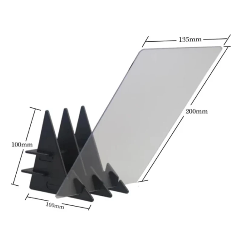 

Optical Image Drawing Board Sketch Reflection Dimming Bracket Painting Mirror Plate AC889