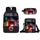 3 шт.компл. Горячая игра у нас рюкзак для школьников Дети Мальчики Школа сумки для подростков Для мужчин пакет Начальная школа книга сумки Mochila подарок