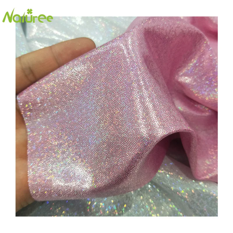 1 5*1 м флэш лазерный отпечаток пальца точка стрейч трикотажная бронзовая ткань