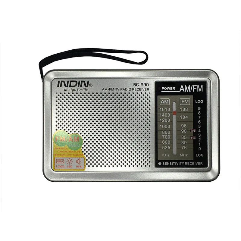 Multi-purpose AM/FM/SW Gift bestseller Portable Radio For The Elderly Mini FM USb 5.8 ghz Video Radios Reciever BC-R90 | Электроника
