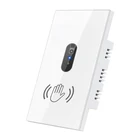 Настенный светильник ель света SMATRUL с инфракрасным датчиком, не требует прикосновения, стеклянная панель для умного дома, с нейтральным проводом, 110 В, 220 В, с электрическим питанием