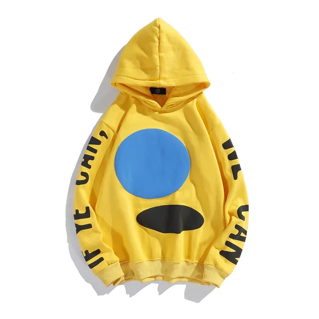 Graffiti Letter Print Plus Velvet Sweatshirt 6