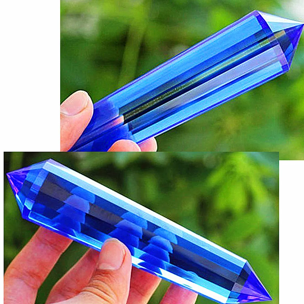 18-сторонний прозрачный lemurian seed кварцевый натуральный vogel вдохновленный синим