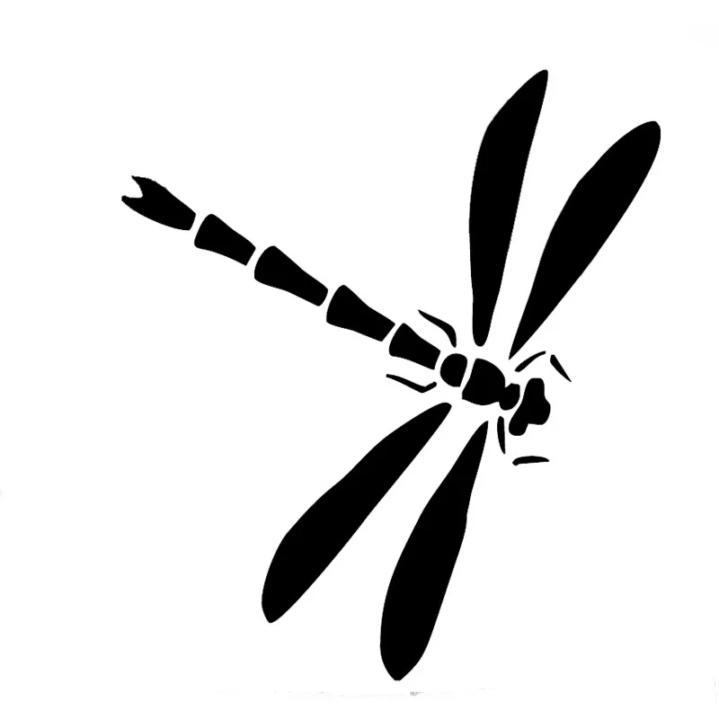 

Dragonfly Silhouette Window Funny Sticker Vinyl Truck computer Decal