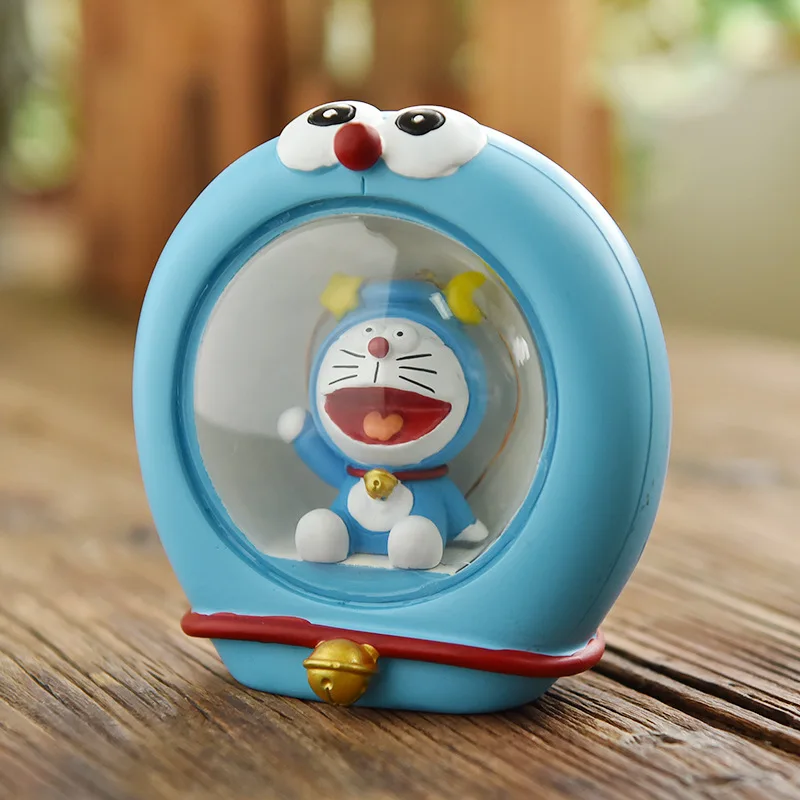 Фигурки из смолы Doraemon ночник в виде Луны украшение для дома игрушки ручной работы