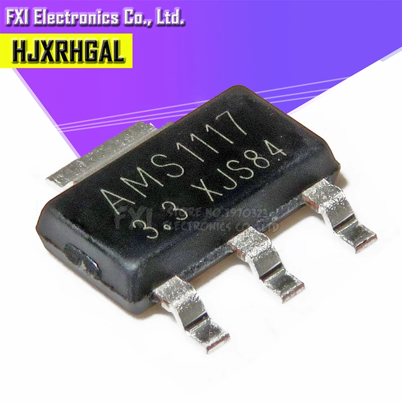 50 шт. регулятор напряжения AMS1117 SOT223 SOT 223 SMD новый оригинальный|voltage regulator|smd voltage