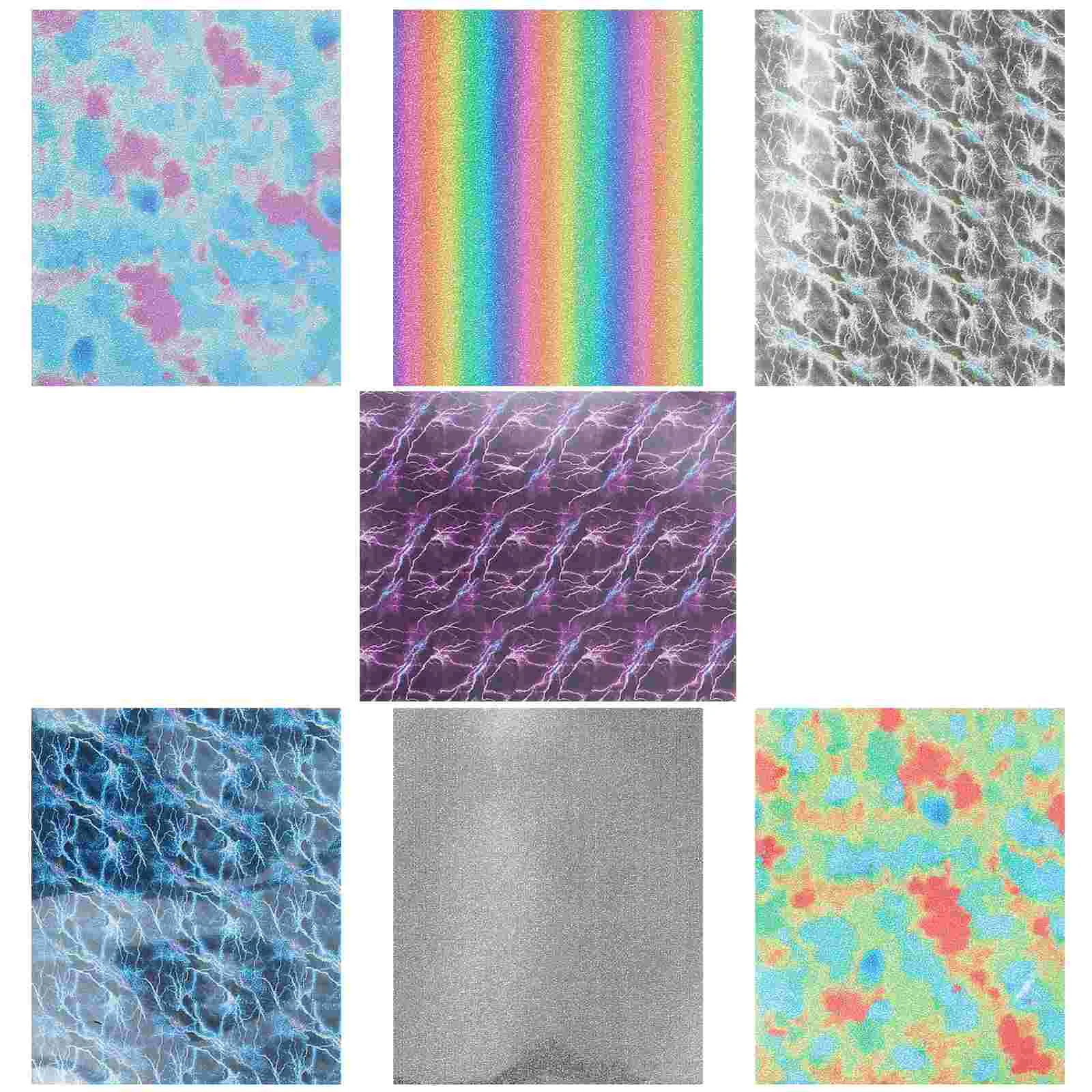 

7pcs Vinyl Heat Thermal Transfer Iron On DIY Garment Film (Mixed Style)