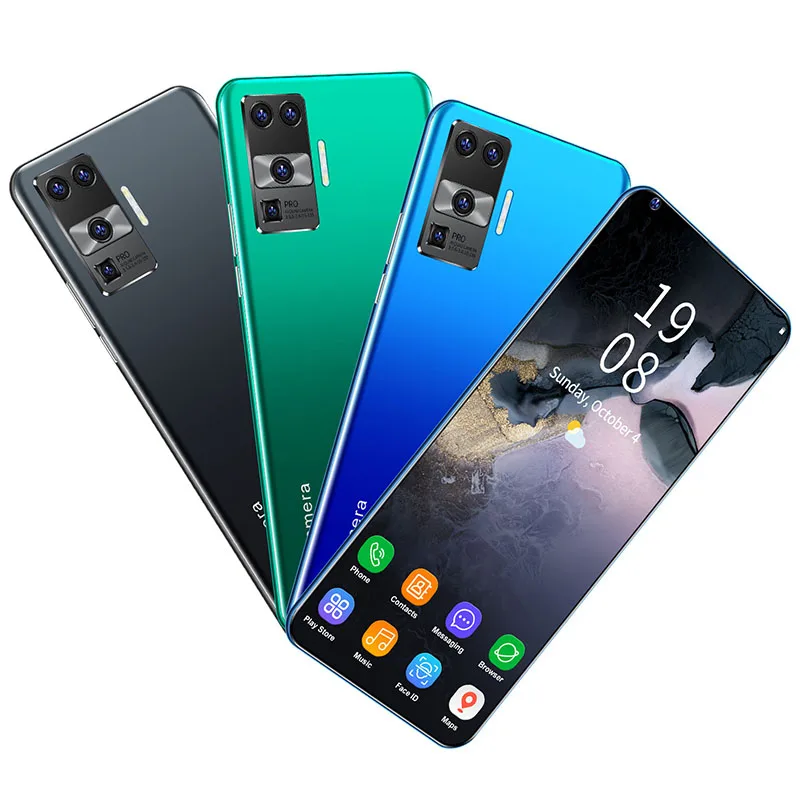 

New Global Version 6.6inch X60Pro SmartPhone 8 256GB 5000mAh Android 10.0 GPS Wifi 4G5G Cell Phone