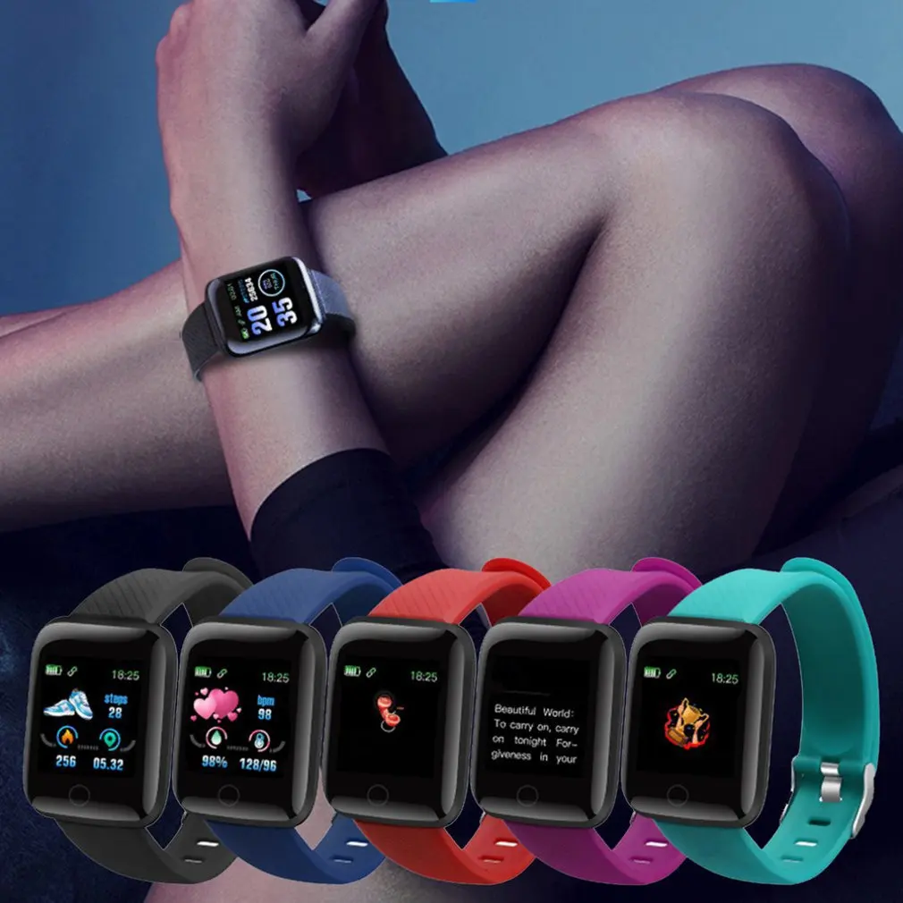 

Smart Fitness Bracelet Pulse Measuring Sport Tracker Watch Sleep Monitoring Test Health Waterproof Smart Bracelet