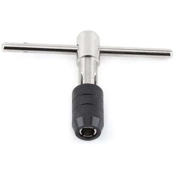 

T-Handle Wrench Threading Tap Set 5Pcs Metric Thread Tap with T Tap Wrench M6-M12 Wrench Metric Hand Thread Tap