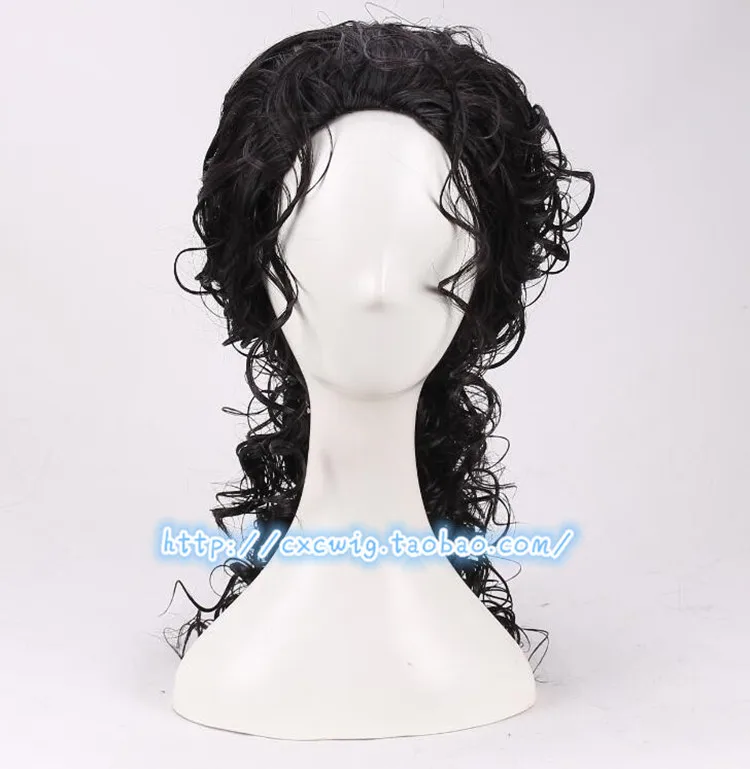 Halloeen Мужская в стиле Майкла Джексона Косплэй черный парик вечерние Майкл ролевая