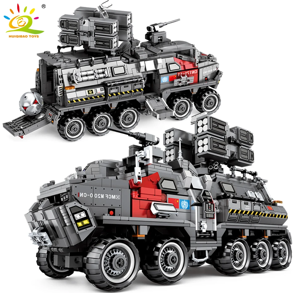 1925 шт городской полиции бродячая земля колесики строительные блоки военный