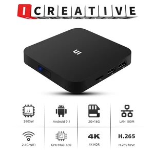 U1 Amlogic S905W Android 9.1 TV Box 2GB16GB Smart TV 4K H.265 HD Media Player 2.4G Wifi Wireless Set Top Box U1 Amlogic S905W Android 9.1 TV Box 2GB16GB Smart TV 4K H.265 HD Media Player 2.4G Wifi Wireless Set Top Box