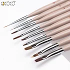 Venalisa поставка, щетка для ногтей, гелевая ручка для ногтей, высокое качество, многофункциональная щетка для наращивания, гель для маникюра, акриловый гель для ногтей