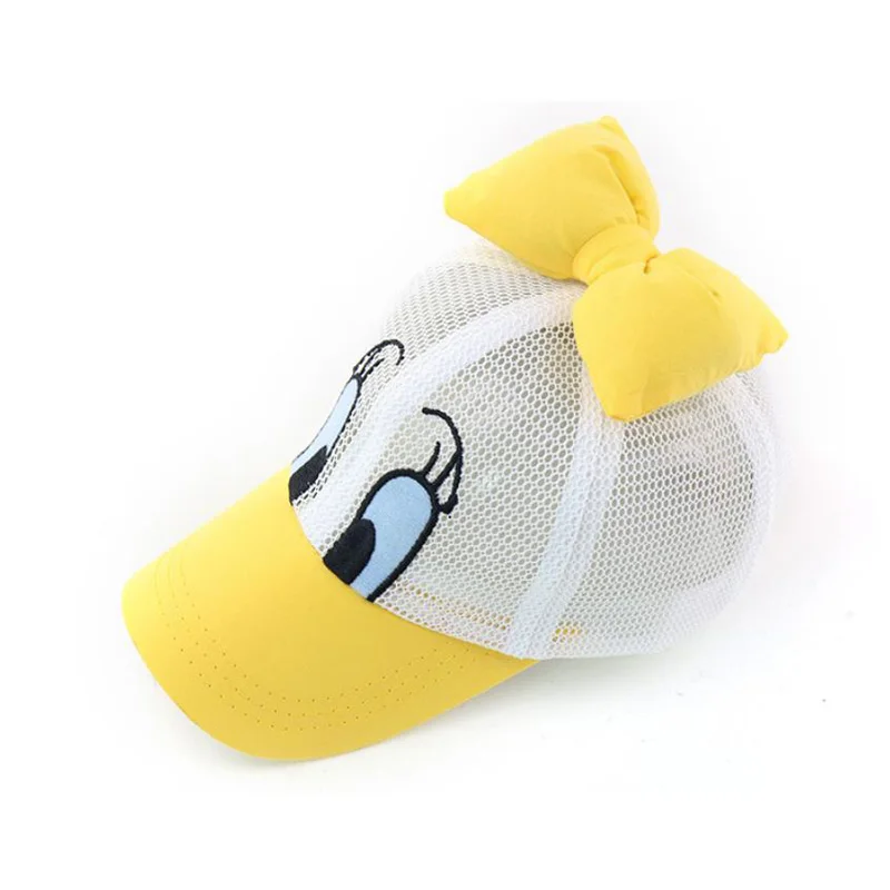 Doitbest 2020 сетчатая детская бейсболка с бантом Мультяшные летние дышащие детские