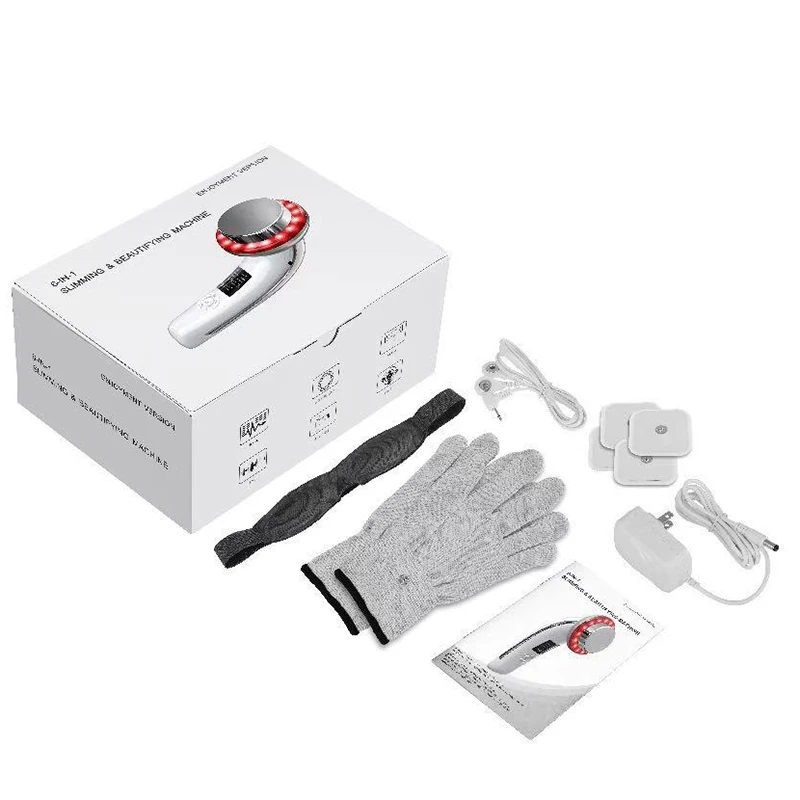 6 in 1 Body Shaping Machine EMS Weight Loss Massager for Stomach Fat Remover Device Face Arm Blue Red Light Skin Care | Красота и