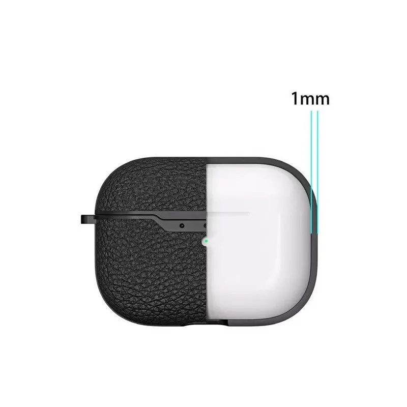 Чехол для Airpods Pro наушников Funda 3 2019 Беспроводная текстурированная Противоударная