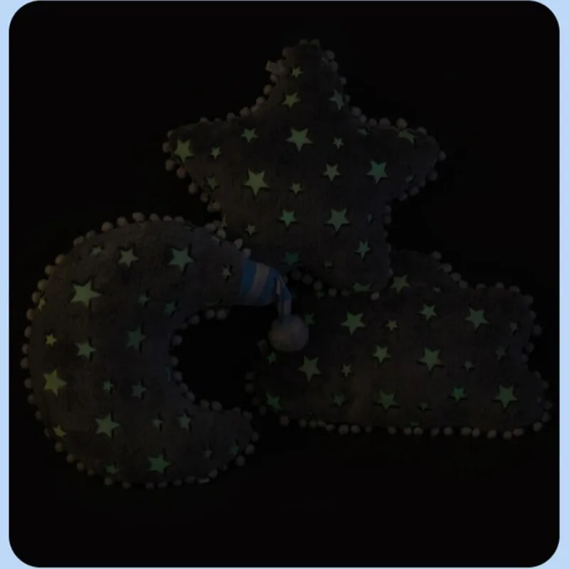 Светящаяся звезда облако Луна плюшевая подушка мягкая плюшевое небо серия