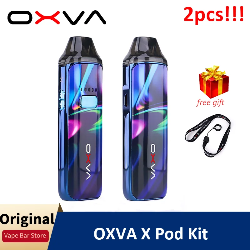 2 шт.! Набор электронных сигарет OXVA X Pod 40 Вт аккумулятор 1600 мА · ч картридж мл сеть 0