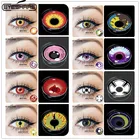Цветные контактные линзы EYESHARE для глаз Аниме Косплей цветные линзы ed синие зеленые линзы для учеников контактные линзы Красота Макияж