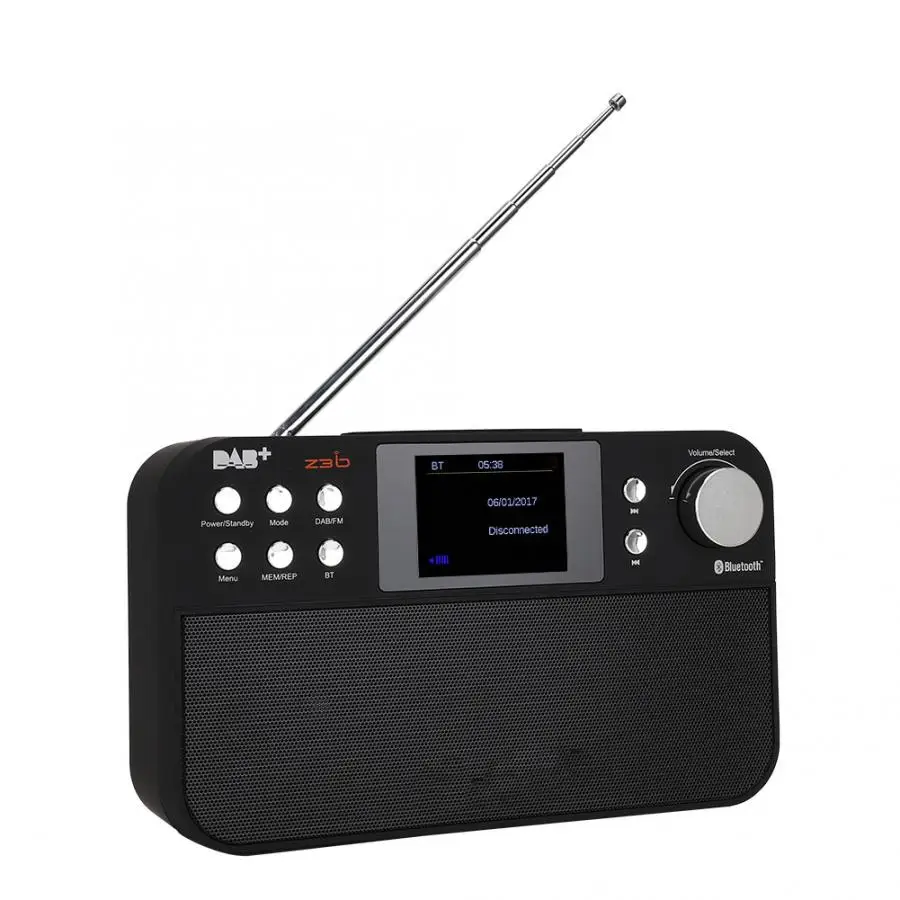Bluetooth 4.0 DAB+ FM Radio Portable Digital Audio Broadcasting Receiver 87.5-108MHz Global Band Mini with Display | Электроника