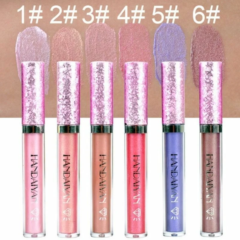 Glitter Liquid Lipstick Shiny Sparkling Diamond Mermaid Lip Gloss Waterproof Long Lasting Lipgloss Korean Makeup | Красота и здоровье