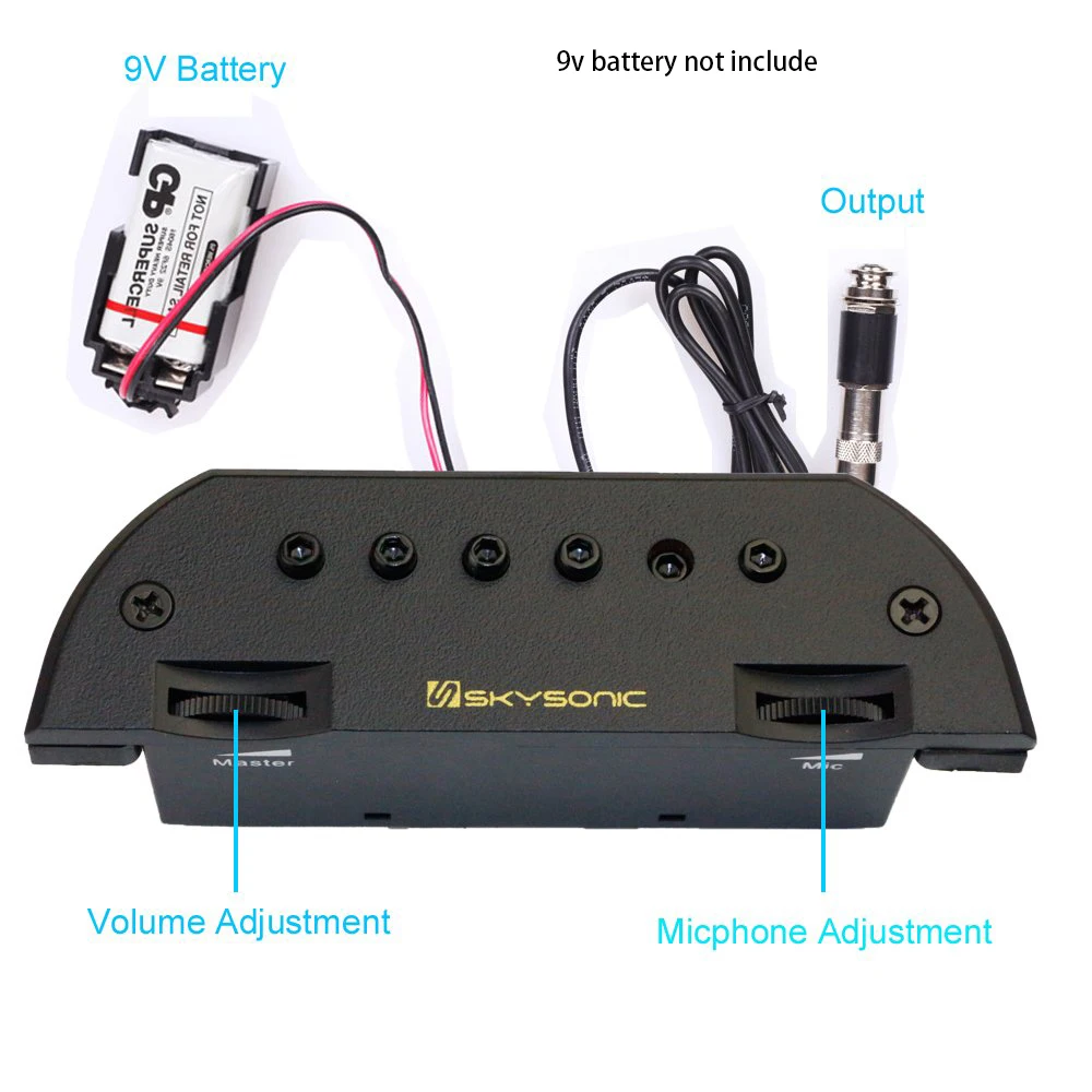 Skysonic T 901 Preamp система звукоснимателя 902 Soundhole звукосниматель Магнитный микрофон