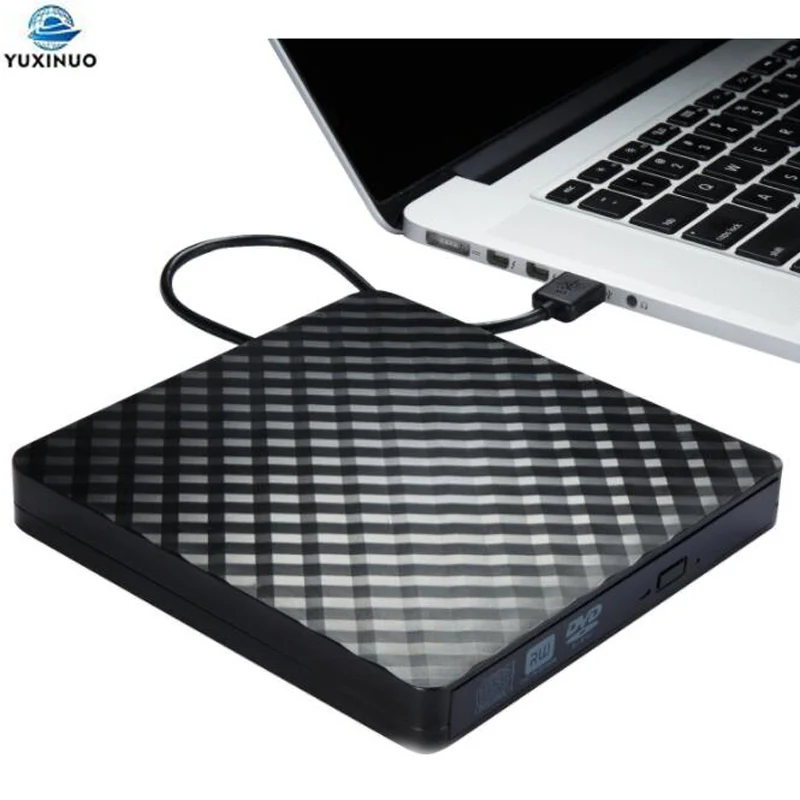 Ультратонкий портативный USB 2 0/3 0 внешний DVD RW рекордер записывающее устройство