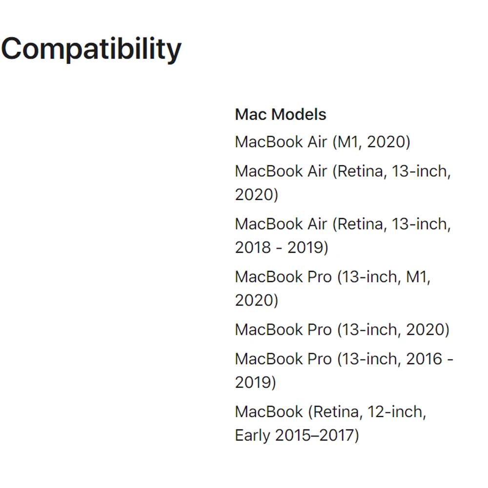 

2021 Original Apple 61W USB-C Power Adapter Type C Charger Fast Charging Adapter for Macbook/Macbook Air/Macbook Pro